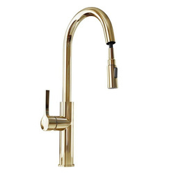 Bateria z wyciąganą wylewką GLOBALO Divio Light Gold GLOBALO