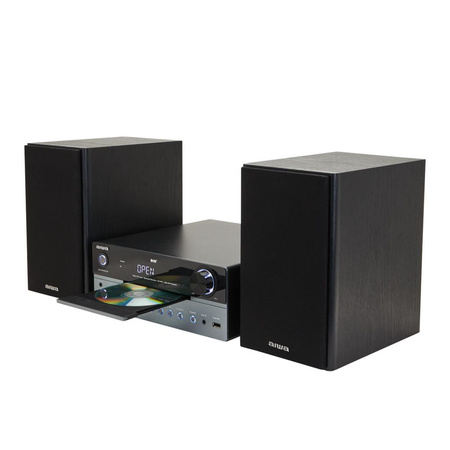 Wieża AIWA MSBTU-700DAB 2x25W z DAB+ czarna (8435256898491) - AIWA