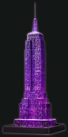 Puzzle 3D Budynki nocą Empire State Building