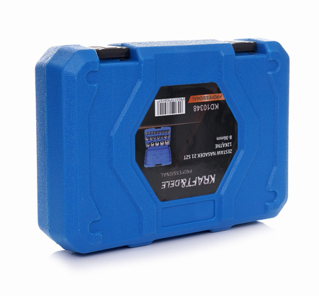 Zestaw nasadek 12-kątnych 21szt. KD10348 - KRAFT&DELE
