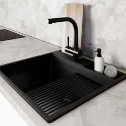 ZLEWOZMYWAK GLOBALO SILVANO 60.1 BLACK/BL MAT GLOBALO