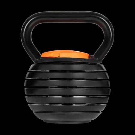 Kettlebell żeliwny automatyczny regulowany 18 kg REBEL ACTIVE