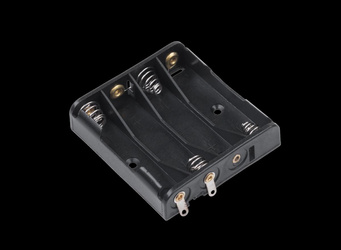 Koszyk na baterie 4xAA płaski