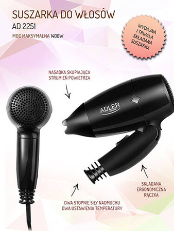 AD 2251 Suszarka 1400 W