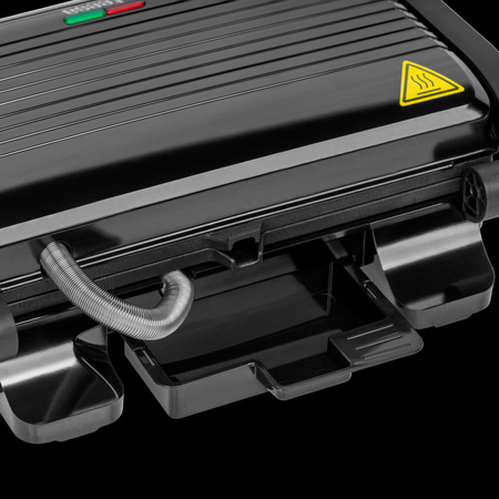 Panini grill TEESA, toster, opiekacz, 1000W, 3 pozycje