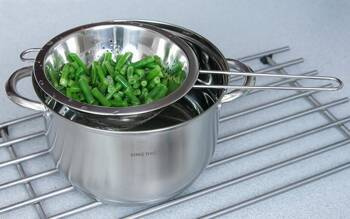 Cedzak, durszlak stal Ø22cm Kinghof KH-1234