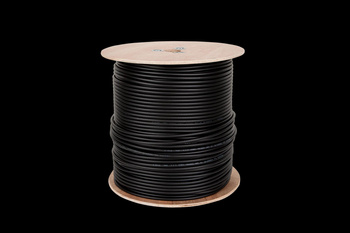 Kabel koncentryczny F690 BV+ŻEL CZARNY 305m