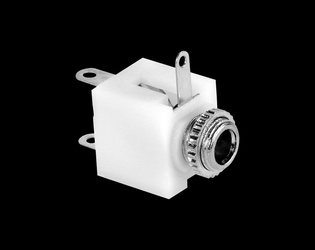 Gniazdo Jack 3.5mm stereo kwadrat Cabletech