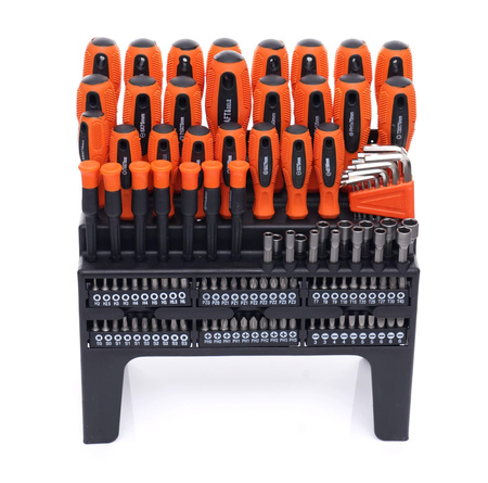 Zestaw śrubokrętów i bitów 122 el. KD10958 - KRAFT&DELE