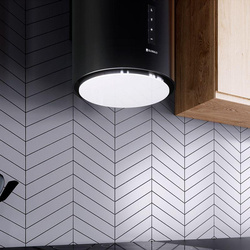 Okap kuchenny Heweno 39.3 Black GLOBALO