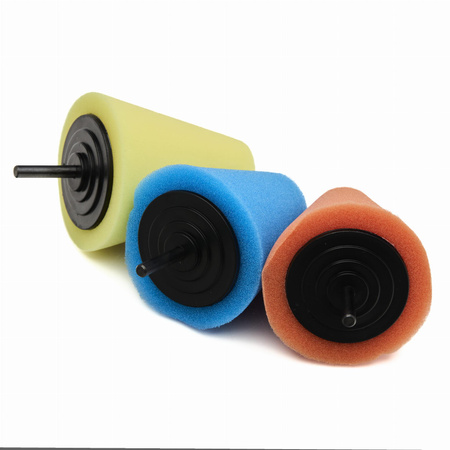 Gąbki polerskie stożek do felg 150mm zestaw 3szt. KD1592 - KRAFT&DELE