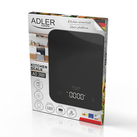 AD 3181 black Waga kuchenna
