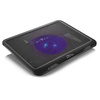 SILENT COOLING PAD - Podkładka chłodząca dla laptopów 15,6" i mniejszych, cichy & wydajny wiatrak 13,5cm, przelotowy port USB, podświetlenie
