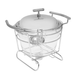 Podgrzewacz do potraw, szkło - stal 4l Kinghof KH-1417