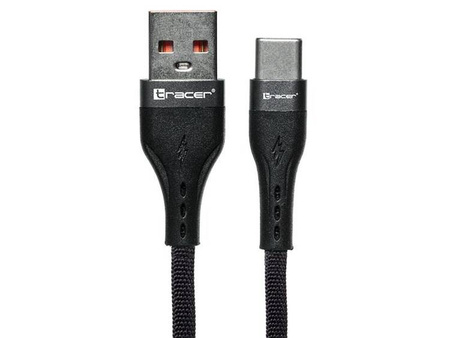 Kabel TRACER USB A - Typ C 1m BK