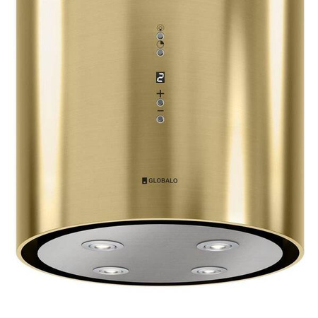 Okap kuchenny GLOBALO Cylindro Isola 39.7 Light Gold Mat GLOBALO