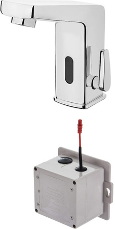 Bateria umywalkowa bezdotykowa z regulacją temperatury - 4xAA (BCH 029R) - Deante