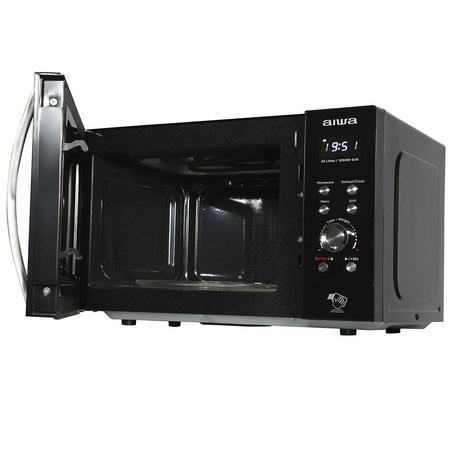 Kuchenka mikrofalowa z grillem Aiwa MW-230DGBK 800W 23L (8435256898057) - AIWA