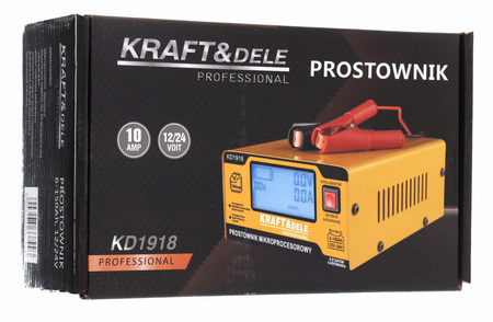 PROSTOWNIK MIKROPROCESOROWY 10AMP 12/24V - KRAFT&DELE