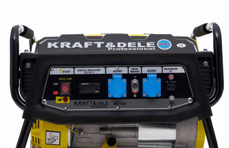 Agregat prądotwórczy 3500W LCD 12/230V KD149 - KRAFT&DELE