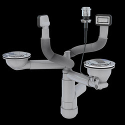 SYFON PUSH UP podwójny fi114 magnetyczny automatyczny ALVEUS (1123353)