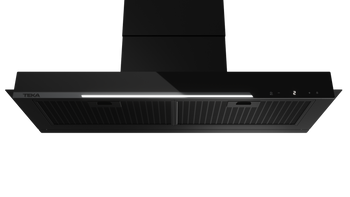 Okap w pełni zintegrowany, łatwy w montażu i z miejscem na przechowywanie INTEGRA GFI 97350 EOS BK TEKA