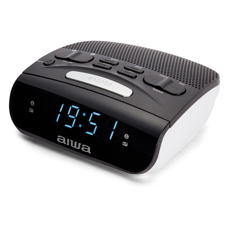 Radiobudzik AIWA CR-15 LED czarny (8435256896886) - AIWA