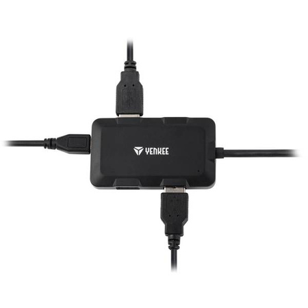 Rozgałęźnik usb YHB 4341BK Hub 4x USB 3.0 black YENKEE