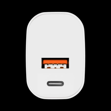 Ładowarka sieciowa Kruger&Matz GaN dual USB z funkcją Power Delivery i Quick Charge