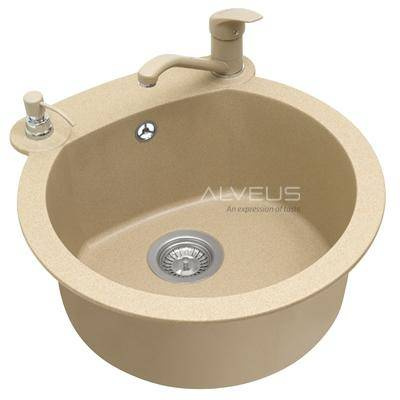 ALVEUS ROLL 10 zlewozmywak granitowy owsiany (1211053)