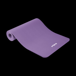 Mata gimnastyczna do ćwiczeń joga, pilates, fitness, 183x61cm, grubość 1.5cm, materiał NBR, fioletowa, REBEL ACTIVE