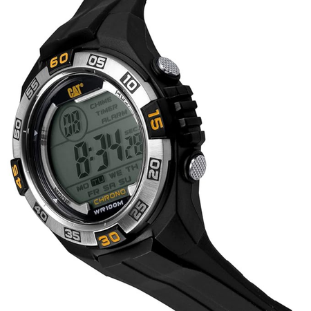 CAT zegarek digimax ABS 47mm silver/black (DIY_CAT_00155) - Cat