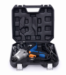 Elektryczny klucz udarowy 1/2" + walizka + nasadki KD1796 - KRAFT&DELE