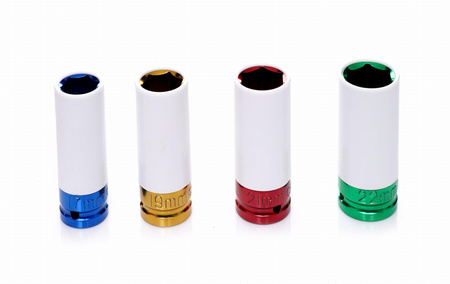 Nasadki do felg 17/19/21/22mm zestaw 1/2" KD10523 - KRAFT&DELE