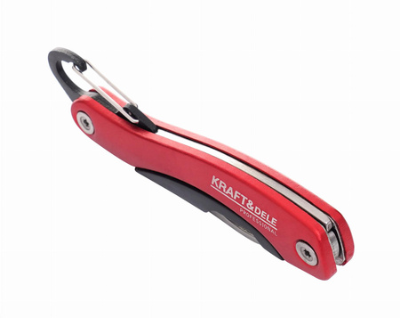 NÓŻ SKŁADANY Z KARABIŃCZYKIEM KD10878 - KRAFT&DELE