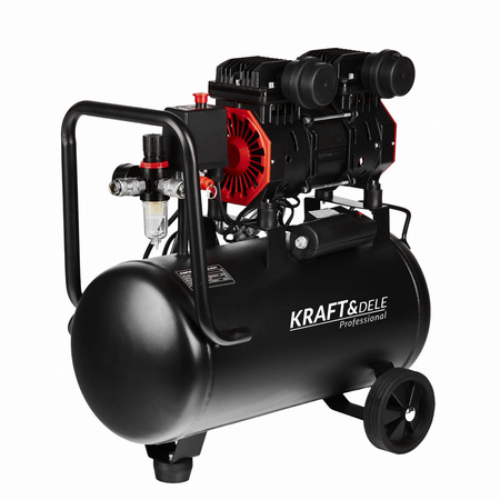 KOMPRESOR BEZOLEJOWY 24L KD1385 - KRAFT&DELE