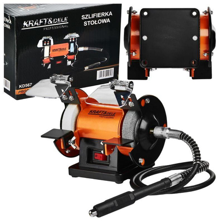 SZLIFIERKA STOŁOWA 250W KD567 - KRAFT&DELE