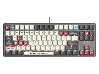 Klawiatura mechaniczna A4TECH BLOODY S87 Pixels Red USB (BLMS RED Plus Switches)