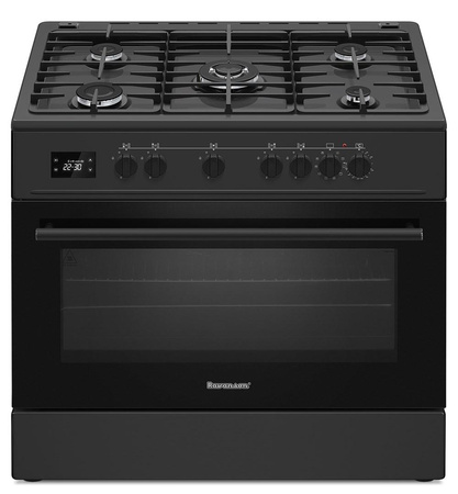 Kuchnia gazowo elektryczna Ravanson KWGE-K90A Cheff Modern Black (czarny)