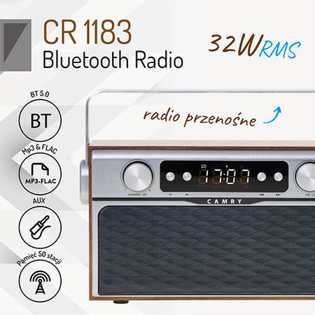 CR 1183 Radio z Bluetooth