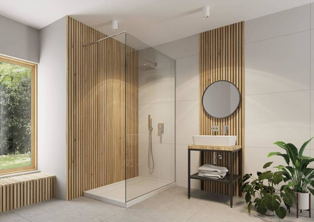 Kabina prysznicowa walk-in 140 cm (KTA 034P) - Deante