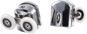 Rolki górne podwójne do szyb 5 mm - FI 23 mm (XKCJ1RU04) - Deante