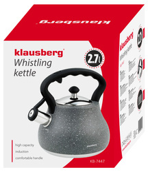 Czajnik tradycyjny 2,7l szary marmurek Klausberg KB-7447