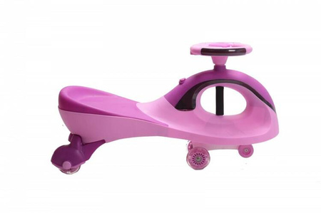 Jeździk Grawitacyjny Swing Car z muzyką i światłem różowy