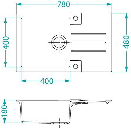 ALVEUS ROCK 130 zlewozmywak granitowy steel (4203004)