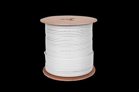 Kabel koncentryczny F690BV A biały szpula 305m