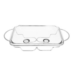 Podgrzewacz do potraw, szkło - stal 3l Kinghof KH-1410