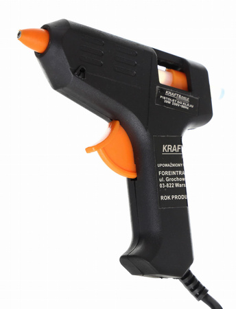 PISTOLET DO KLEJU NA GORĄCO 20W + 7 WKŁADÓW KD10351 - KRAFT&DELE