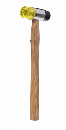 Młotek gumowo plastikowy 30mm z drewnianą rączką KD903 - KRAFT&DELE