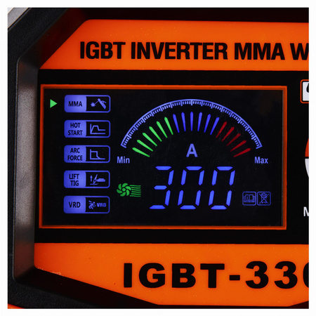SPAWARKA IGBT/MMA/LIFT/TIG 330A KD1878 - KRAFT&DELE